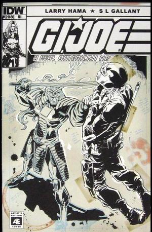 [G.I. Joe: A Real American Hero #208 (retailer incentive Artist's Edition cover - Larry Hama)]