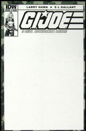 [G.I. Joe: A Real American Hero #208 (variant subscription blank cover)]