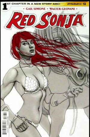 [Red Sonja (series 5) Issue #13 (Retailer Incentive B&W Cover - Jenny Frison)]
