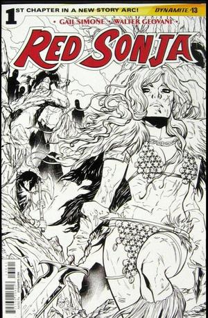 [Red Sonja (series 5) Issue #13 (Retailer Incentive B&W Cover - Renae De Liz)]