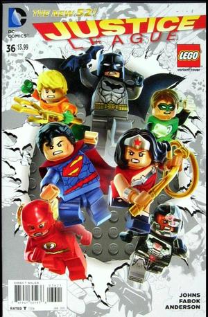 [Justice League (series 2) 36 (variant Lego cover)]