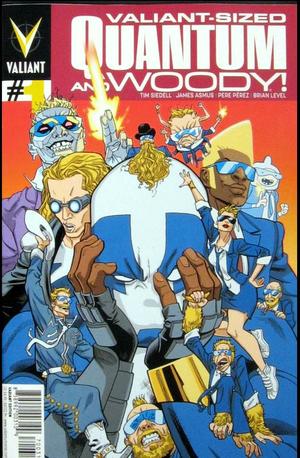 [Quantum & Woody Valiant-Sized #1 (variant cover - Mike Hawthorne)]