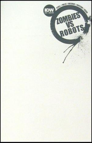 [Zombies Vs. Robots (series 2) #1 (variant blank subscription cover)]