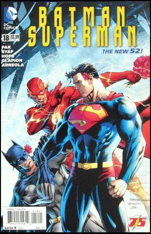 [Batman / Superman 18 (variant Flash 75th Anniversary cover - Jim Lee)]