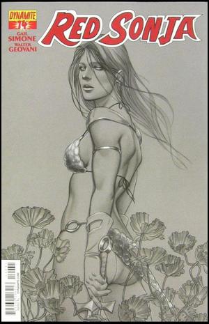 [Red Sonja (series 5) Issue #14 (Retailer Incentive B&W Cover - Jenny Frison)]