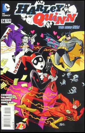 [Harley Quinn (series 2) 14 (variant Flash 75th Anniversary cover - Bruce Timm)]