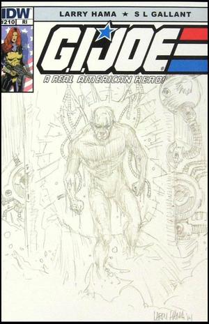 [G.I. Joe: A Real American Hero #210 (retailer incentive cover - Larry Hama sketch)]