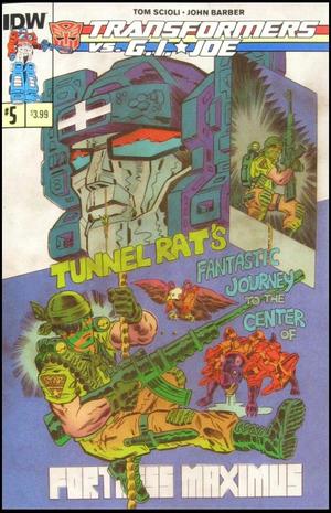 [Transformers Vs. G.I. Joe #5 (regular cover - Tom Scioli)]