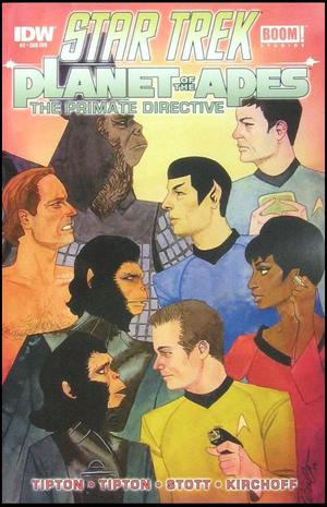 [Star Trek / Planet of the Apes - The Primate Directive #3 (variant subscription cover - Kevin Wada)]
