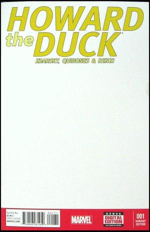 [Howard the Duck (series 4) No. 1 (1st printing, variant blank cover)   ]