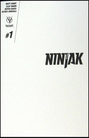 [Ninjak (series 3) No. 1 (1st printing, Variant Blank Cover)]