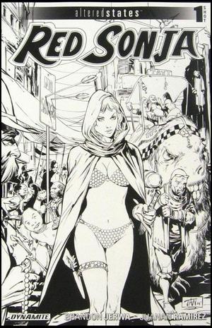 [Altered States - Red Sonja #1 (Cover B - Retailer Incentive B&W)]
