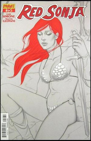 [Red Sonja (series 5) Issue #15 (Retailer Incentive B&W Cover - Jenny Frison)]