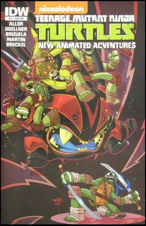 [Teenage Mutant Ninja Turtles New Animated Adventures #21 (variant subscription cover - Jon Sommariva)]