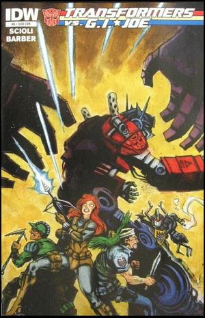 [Transformers Vs. G.I. Joe #6 (variant subscription cover - Dave Crossland)]