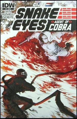 [G.I. Joe: Snake Eyes - Agent of Cobra #4 (regular cover - Paolo Villanelli)]