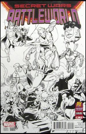 [Secret Wars: Battleworld No. 1 (1st printing, variant C2E2 cover - Paco Medina B&W)]