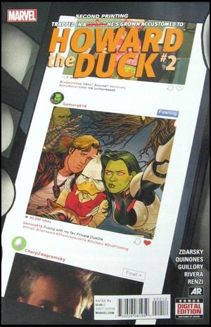 [Howard the Duck (series 4) No. 2 (2nd printing, standard cover - Joe Quinones)]