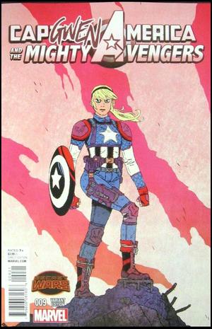 [Captain America and the Mighty Avengers No. 9 (variant CapGwen America cover - Jake Wyatt)]