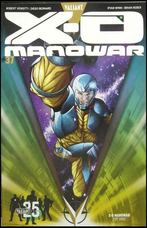 [X-O Manowar (series 3) #37 (Variant Valiant 25 Years Cover - Rafa Sandoval)]