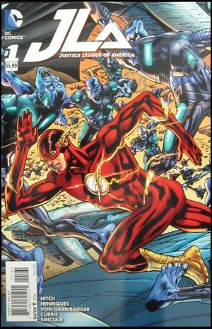 [Justice League of America (series 4) 1 (variant connecting cover, Flash - Bryan Hitch)]