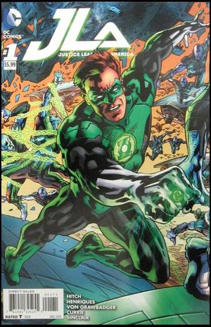 [Justice League of America (series 4) 1 (variant connecting cover, Green Lantern - Bryan Hitch)]