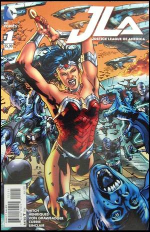 [Justice League of America (series 4) 1 (variant connecting cover, Wonder Woman - Bryan Hitch)]