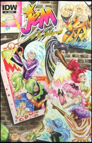 [Jem and the Holograms #4 (variant subscription cover - Sara Richards)]