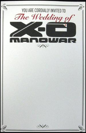 [X-O Manowar (series 3) #38 (Cover D - blank wedding invitation)]
