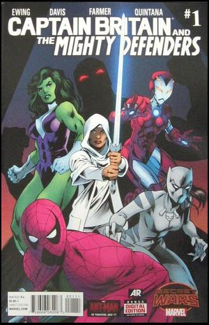 [Captain Britain and the Mighty Defenders No. 1 (standard cover - Alan Davis)]