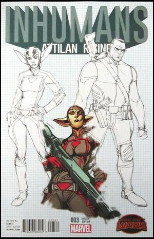 [Inhumans: Attilan Rising No. 3 (variant design cover - Dave Johnson)]