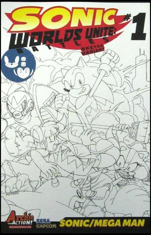 [Sonic: Worlds Unite Battles #1 (Cover B - Jamal Peppers sketch)]