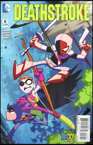 [Deathstroke (series 3) 8 (variant Teen Titans Go! cover - Sean Galloway)]