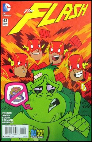 [Flash (series 4) 42 (variant Teen Titans Go! cover - Jorge Corona)]