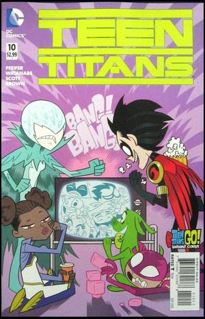 [Teen Titans (series 5) 10 (variant Teen Titans Go! cover - Ben Caldwell)]