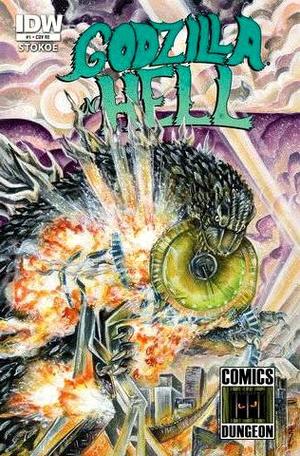 [Godzilla in Hell #1 (1st printing, retailer exclusive Comics Dungeon cover - Sara Richard)]