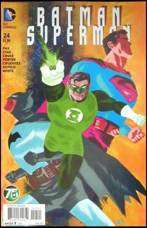 [Batman / Superman 24 (variant Green Lantern 75th Anniversary cover - Dave Bullock)]