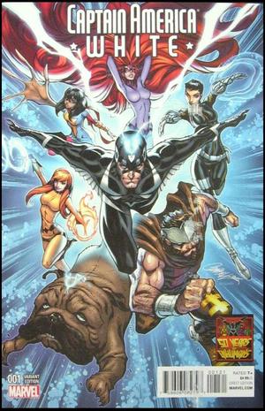 [Captain America: White No. 1 (variant 50 Years of Inhumans cover - J. Scott Campbell)]