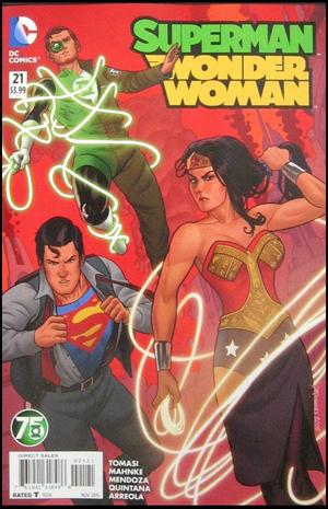 [Superman / Wonder Woman 21 (variant Green Lantern 75th Anniversary cover - Joe Quinones)]