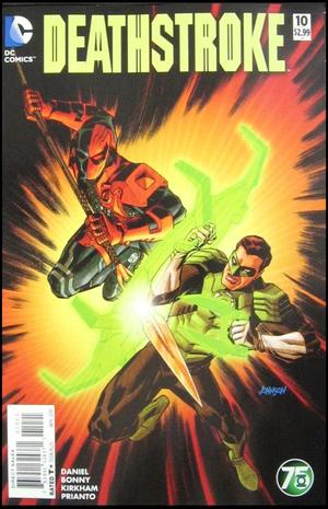 [Deathstroke (series 3) 10 (variant Green Lantern 75th Anniversary cover - Dave Johnson)]