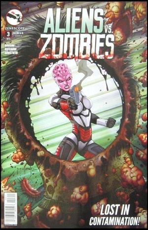 [Aliens vs. Zombies #3 (Cover A - Jason Metcalf)]
