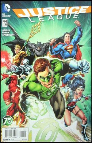 [Justice League (series 2) 44 (variant Green Lantern 75th Anniversary cover - Ivan Reis)]