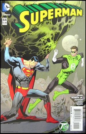 [Superman (series 3) 44 (variant Green Lantern 75th Anniversary cover - Kevin Nowlan)]