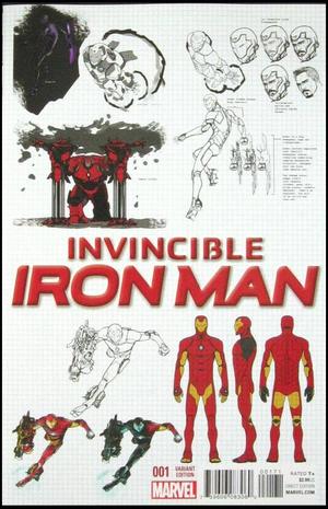 [Invincible Iron Man (series 2) No. 1 (variant design cover - David Marquez)]