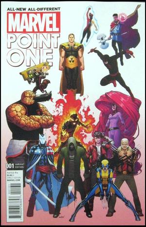 [All-New, All-Different Point One No. 1 (variant cover - David Marquez, logo on left)]