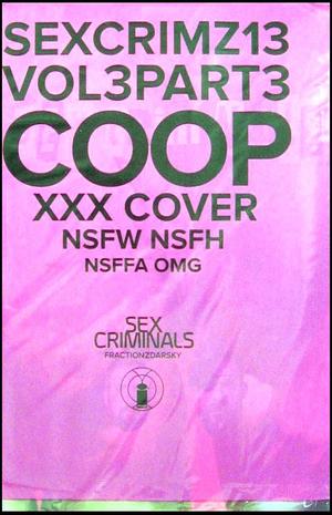 [Sex Criminals #13 (variant XXX cover - Arthur Fonzarellie Cooper, polybagged)]