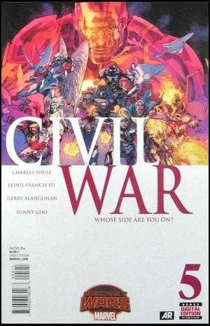 [Civil War (series 2) No. 5 (standard cover - Leinil Francis Yu)]