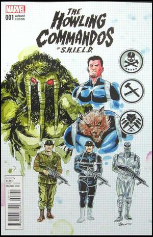 [Howling Commandos of S.H.I.E.L.D. No. 1 (variant design cover - Brent Schoonover)]
