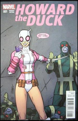 [Howard the Duck (series 5) No. 1 (1st printing, variant Gwenpool cover - Ron Lim)]