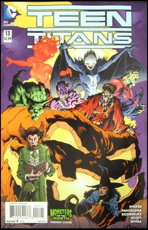 [Teen Titans (series 5) 13 (variant Monsters cover - Aaron Lopresti)]